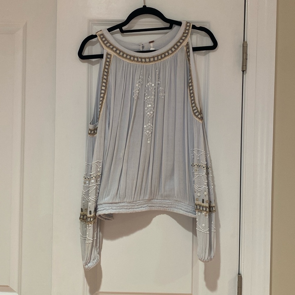 Free People cold-shoulder top